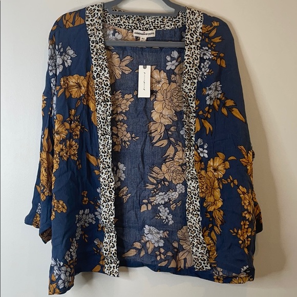 Anthropologie Anderson & Laur pattern kimono NWT - Picture 2 of 6